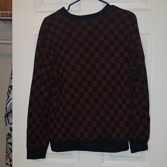 Red and black checkered sweatshirt - Picture 5 of 5